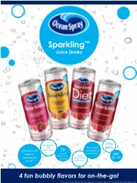 Sparkling™ Juice Drinks
