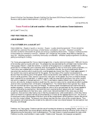 Tesco Freetime Ltd and Another V Revenue and Customs Commissioners - [2018] SFTD 274
