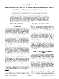 Understanding Degenerate Ground States of a Protected Quantum Circuit in the Presence of Disorder