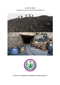 View Report on Coal Mines in Balochistan
