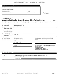 Bankruptcy Forms for Non-Individuals, Is Available