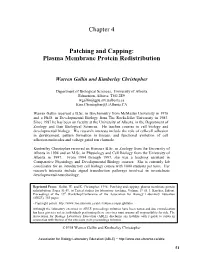 Chapter 4 Patching and Capping: Plasma Membrane Protein