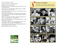Hower of Stars! Red Skelton, the Red Skelton Show Can You Name That Face? Get One Point for Character’S Name, Actor’S Name, and TV Show