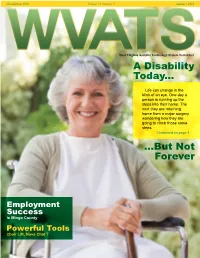 A Disability Today...But Not Forever