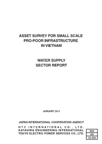 Asset Survey for Small Scale Pro-Poor Infrastructure in Vietnam