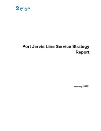 Port Jervis Line Service Strategy Report