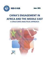 China's Engagement in Africa and the Middle East