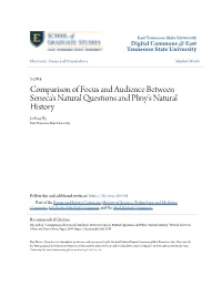 Comparison of Focus and Audience Between Seneca's Natural
