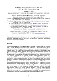 Enhanced Gravity Tractor Technique for Planetary Defense