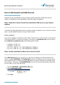 How to Add Domains and DNS Records