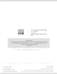 Redalyc.Socio-Spatial Violence Prevention: Inhibiting Violence In