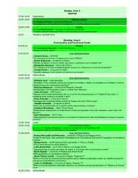 Sunday, June 3 Opening 15.00-18.00 Registration 18.00-18.50 Opening Lecture Prof