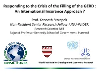 The Impacts of GERD on Egypt and Ethiopia: Slides For