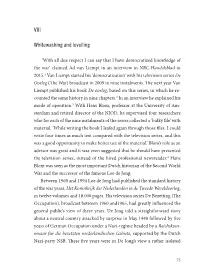 VIII Whitewashing and Levelling