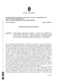 Determinazione Di Impegno N. 1954 Del 13/05/2021