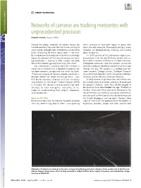 Inner Workings: Networks of Cameras Are Tracking Meteorites With