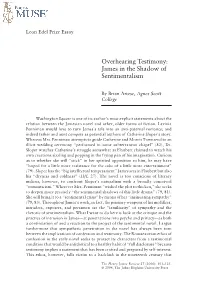 James in the Shadow of Sentimentalism 103