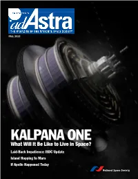 Kalpana One: What Will It Be Like to Live in Space?