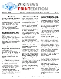 March 7, 2007 the Free-Content News Source That You Can Write! Page 1