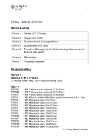 Percy Trezise Archive