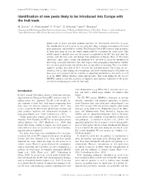 (2018) Identification of New Pests Likely