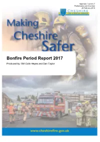 Bonfire Period Report 2017 Produced By: SM Colin Heyes and Dan Taylor