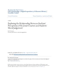 Exploring the Relationship Between Students' Perceptions of the Jesuit