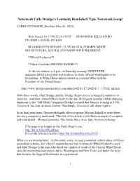 Newsweek Calls Drudge's Lewinsky Bombshell 'Epic Newsweek Scoop'