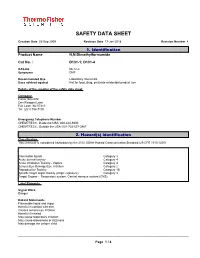 Safety Data Sheet