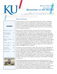 Fall 2020 Newsletter