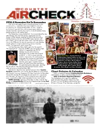 Issue 736 with So Much Happening at a Breakneck Pace the Last Several Weeks, It Would Be Easy to Overlook the State of the Format in the Month of November