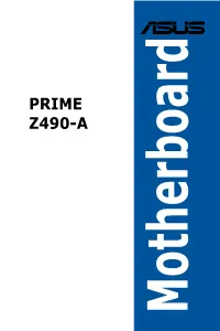 PRIME Z490-A Specifications Summary