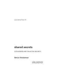 Shared Secrets