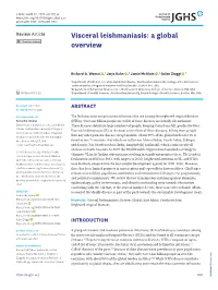Visceral Leishmaniasis: a Global Overview