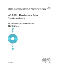 IAR Embedded Workbench®