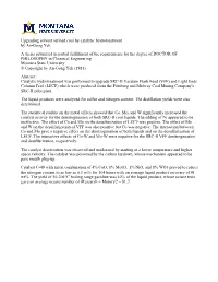 Upgrading Solvent Refined Coal by Catalytic Hydrotreatment by An