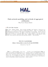 Path Network Modelling and Network of Aggregated Settlements Elise´ Fovet, Klemen Zakˇsek