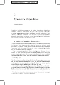Symmetric Dependence
