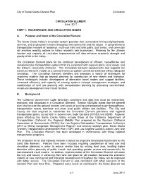 City of Santa Clarita General Plan Circulation