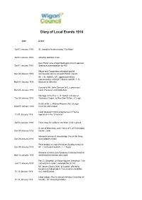 Diary of Local Events 1916