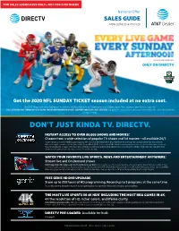 Don't Just Kinda Tv. Directv
