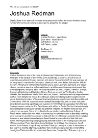 Joshua Redman