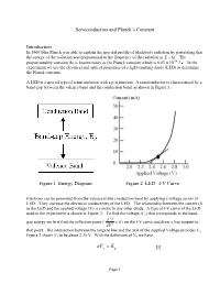 Planck's Constant Report
