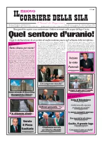 Quel Sentore D'uranio!