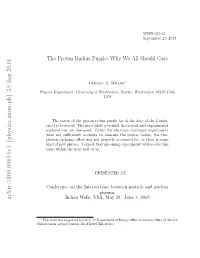The Proton Radius Puzzle-Why We All Should Care