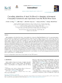 Cascading Adaptation of Rural Livelihood to Changing Environment: Conceptual Framework and Experiment from the Koshi River Basin