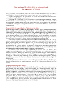 Destruction of Trecht in 1134 by a Tsunami and the Supremacy of Utrecht