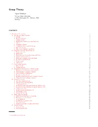 Group Theory