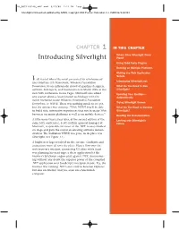 Introducing Silverlight From?
