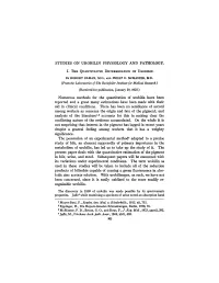 Studies on Urobilin Physiology and Pathology